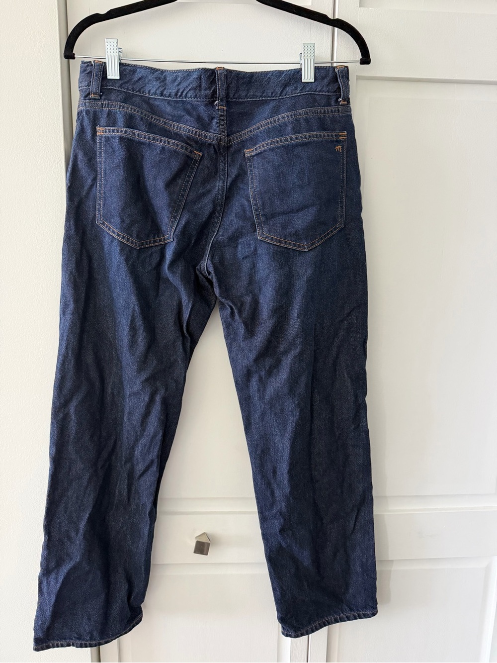 Madewell The Petite Dean Easy Straight Jean SoftDrape Foundry Wash 27P - Picture 10 of 11